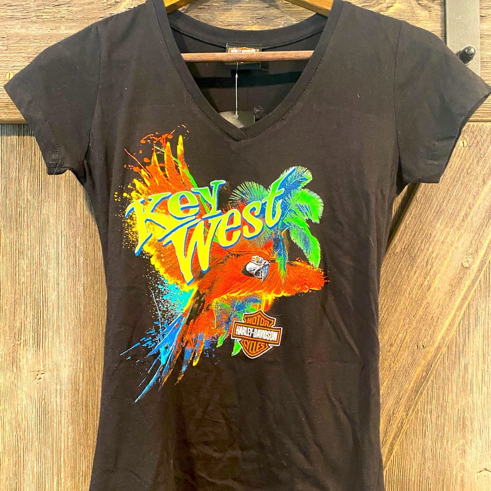 Peterson’s Harley Davison key west authentic t-shirt